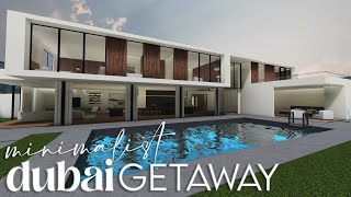 Bloxburg | Minimalist Dubai Getaway | 270k | House Build