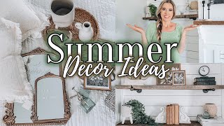 SUMMER DECOR IDEAS 2023| LIVING ROOM DECORATE WITH ME| HOBBY LOBBY HAUL