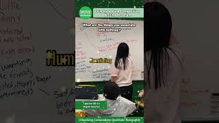 How Students Learn to Develop Composition Ideas More Clearly