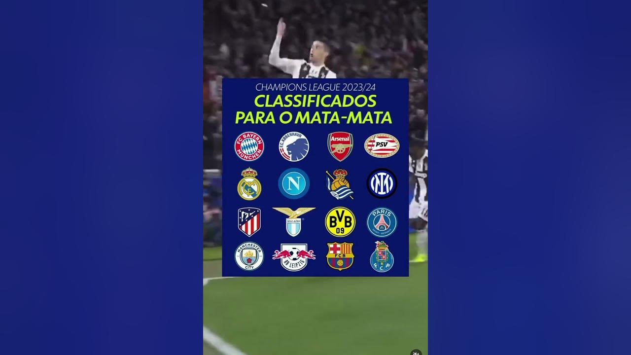 CLASSIFICADOS PARA CHAMPIONS LEAGUE 23/24 #TikTokMeFezAssistir #TikTok