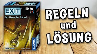 EXIT (The Game) - Game Rules TV (Instructions English) - THE THREE INVESTIGATORS SOLUTION KOSMOS