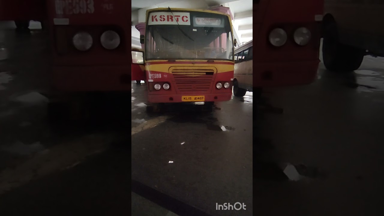 Palakkad Fast Passenger Bus at Kozhikode KSRTC Bus Stand