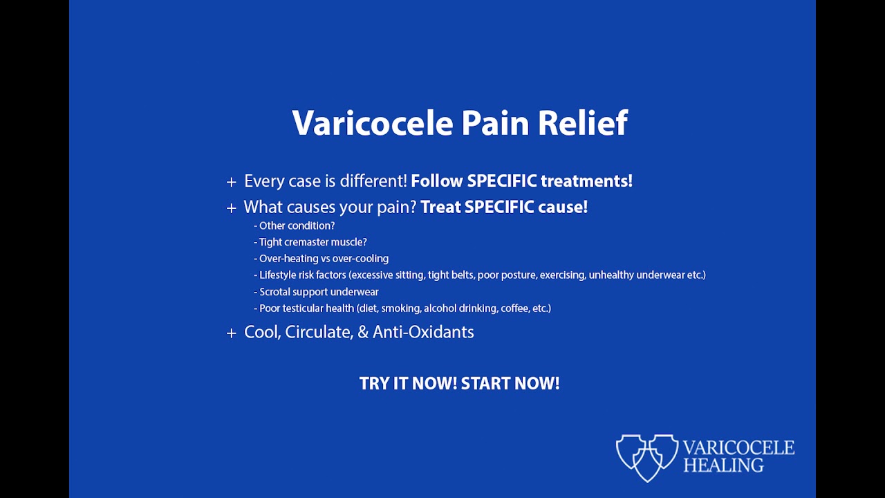 All Categories Varicocele Pain Relief