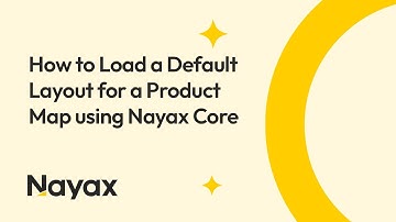 How to Load a Default Layout for a Product Map using Nayax Core