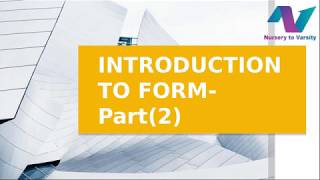 Introduction to Form | Part-2 | html forms | web development tutorial | free online course