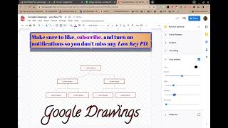 Low Key PD: Google Drawings - Format - Format Options