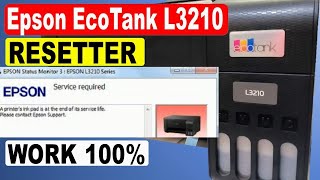 Service Required | Epson L3210 Resetter