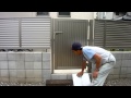 勝手口造作工事⑦　（仕上り）