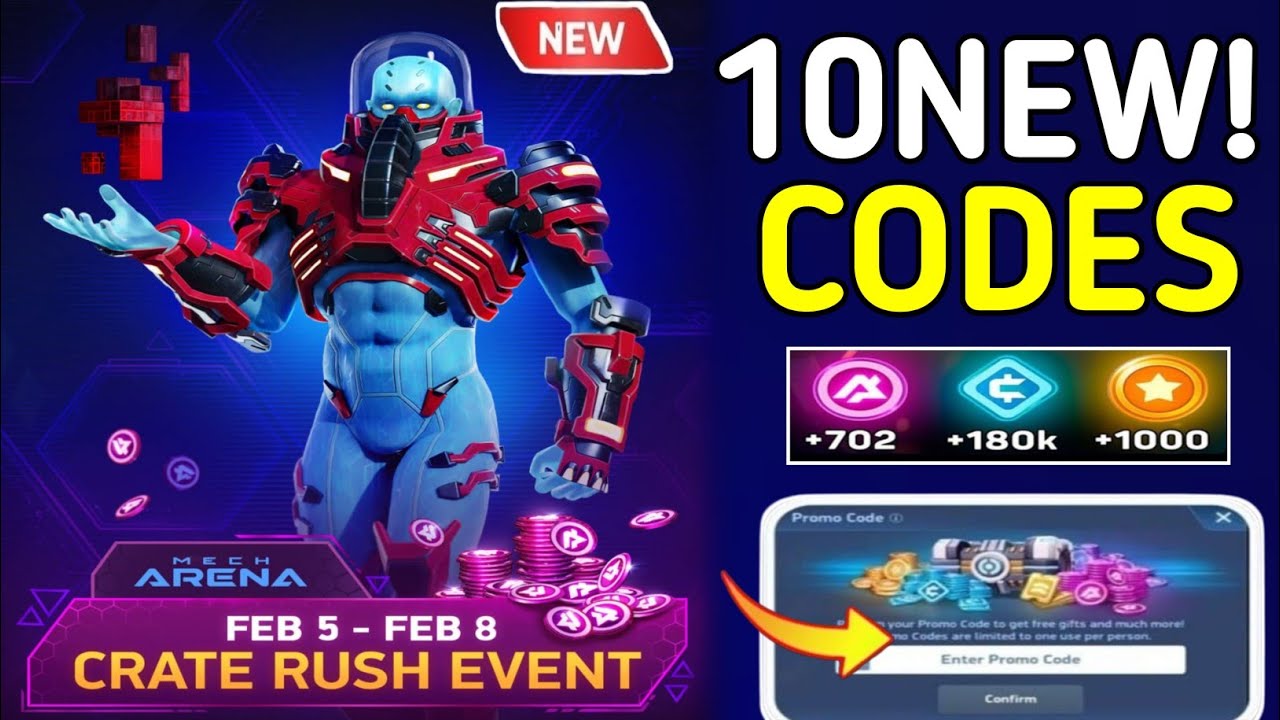 ⚠️ EXCLUSIVE ⚠️ MECH ARENA PROMO CODES 2026 - MECH ARENA CODES 2026 