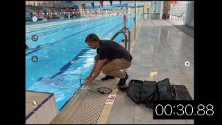SwimPro 3Cam wireless setup time less than 60 seconds
