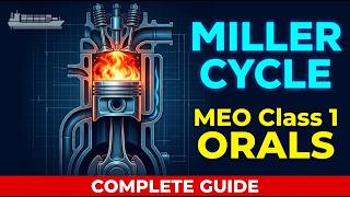 Miller Cycle Explained | MEO Class 1 Orals Complete Guide | 4-Stroke & 2-Stroke Marine Diesel