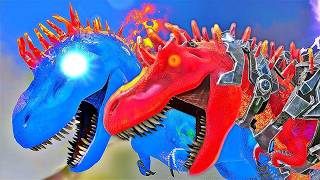 ARK SUPER MODS AO VIVO - CAÇADA AOS IRMÃOS WOLD BOSS DINO...