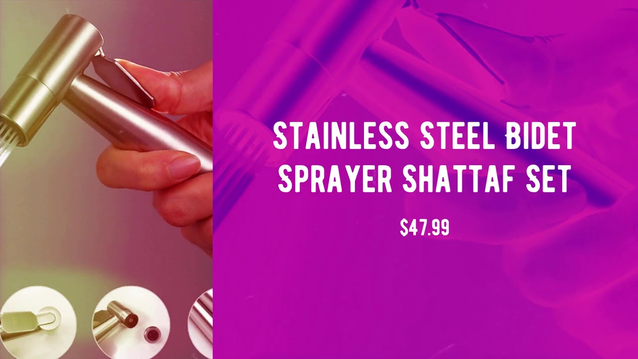 Xhygiene - Stainless Steel Bidet Sprayer Shattaf Set