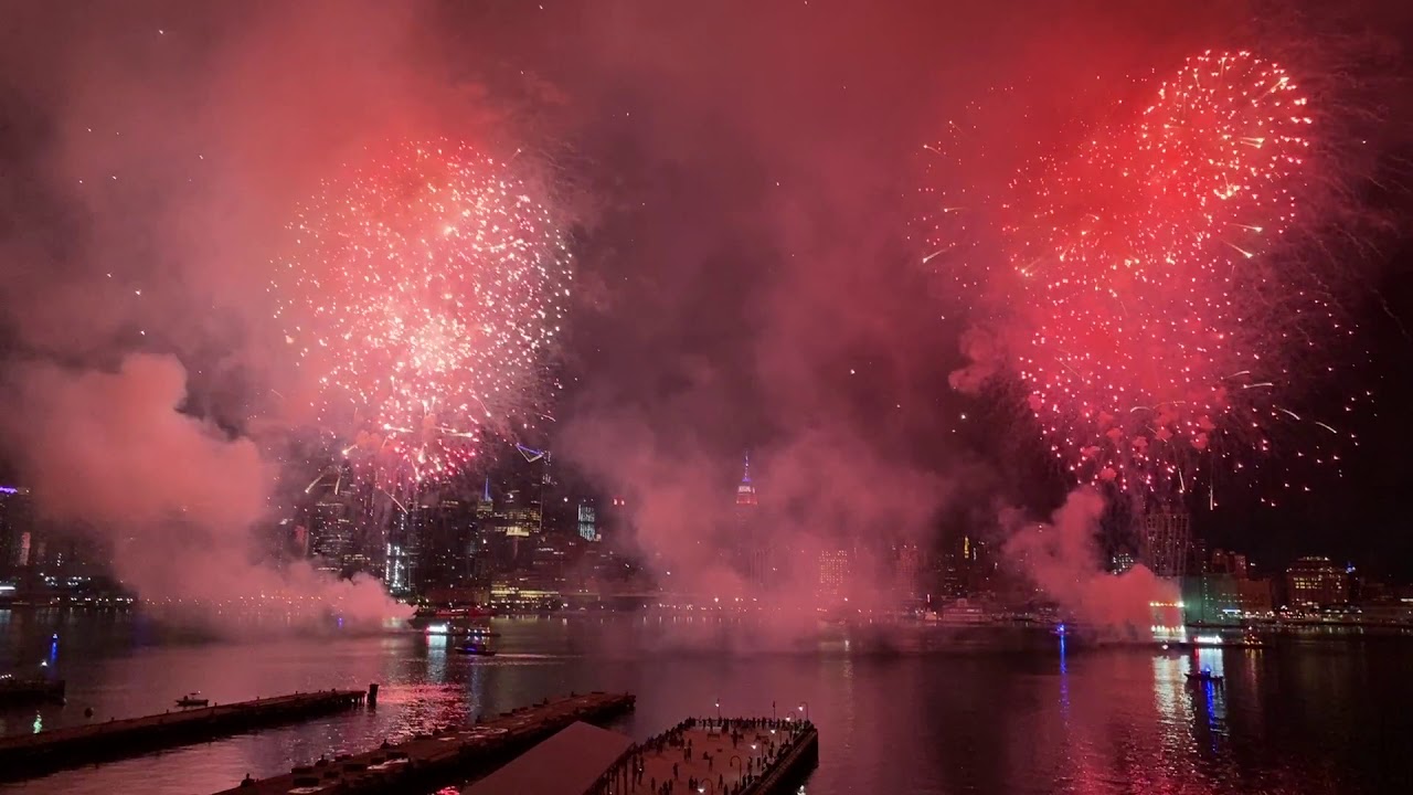 NYC Macy’s Fireworks Surprise Show Wednesday June 30th, 2020 from Hoboken, NJ Maxwell Place