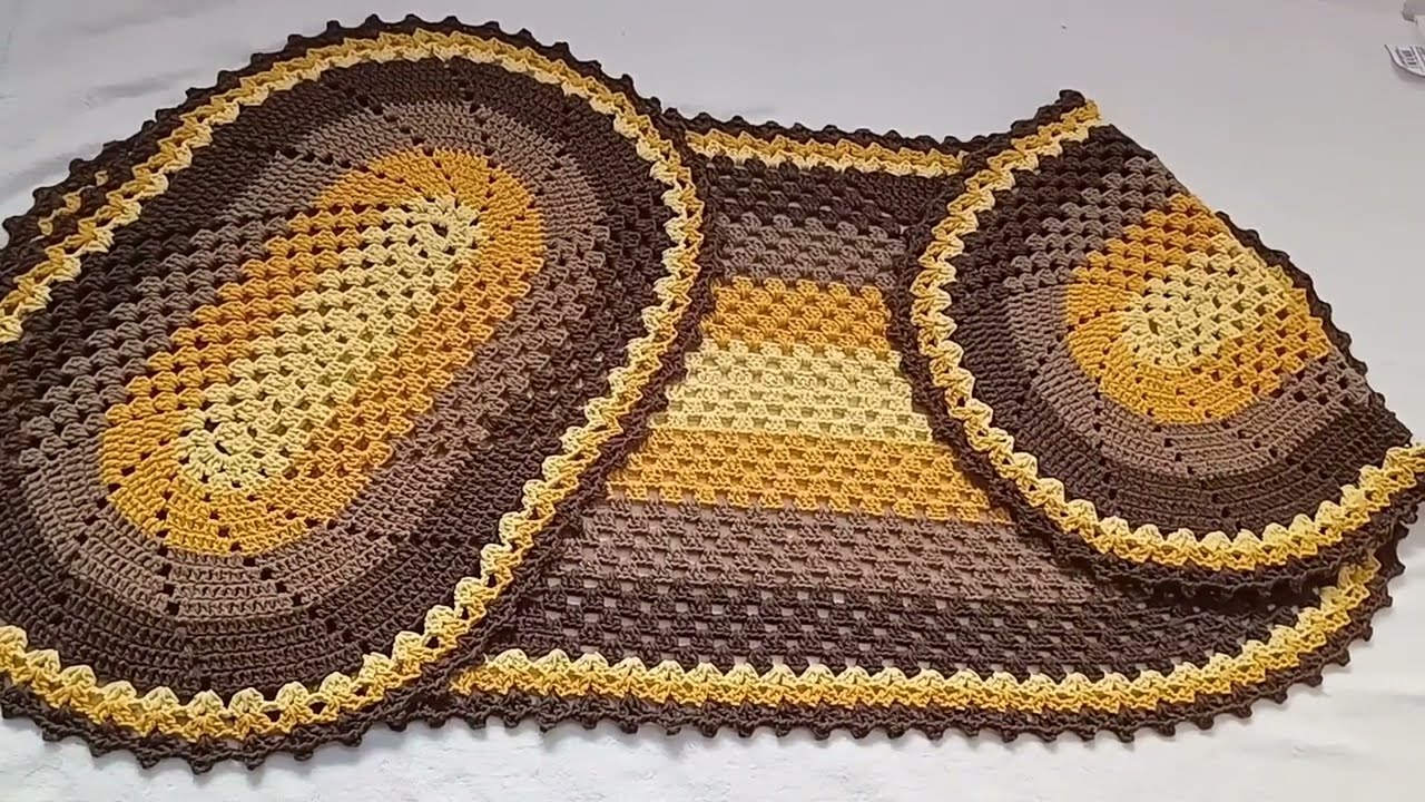 Jogo de passadeira Espiral #prontaentregafimdeano 12/30