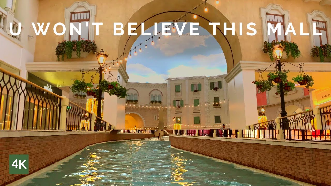 Villaggio Mall Qatar | Qatar Shopping Mall Doha | Qatar 4k walking tour (4K UHD 60FPS)