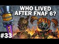 Who survived the fnaf 6 fire  freddy fazbear pizza podcast