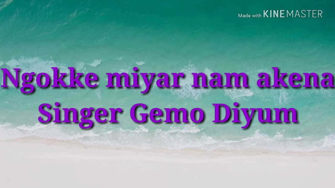 Ngokke miyar nam akenagalo song by Gemo Dium