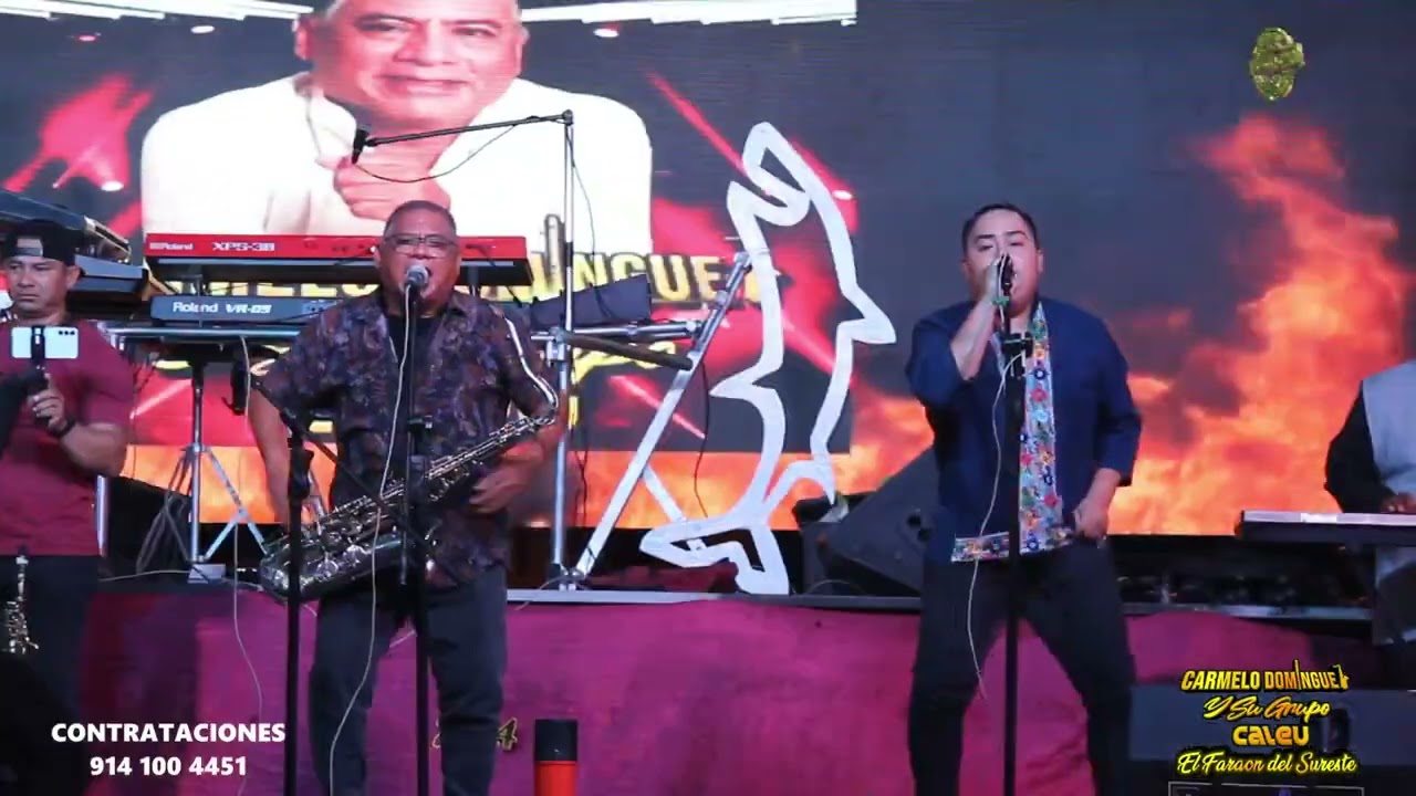 CARMELO DOMINGUEZ  Y SU GRUPO CALEU 🎷EN VIVO 2024 CUPILCO COMALCALCO TABASCO✨