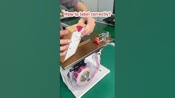 How to label correctly? #machine #factoryproducts #factory #box #labeling #agent