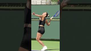 Marta Kostyuk Serve and Ground Stroke....Can't Stop Watching