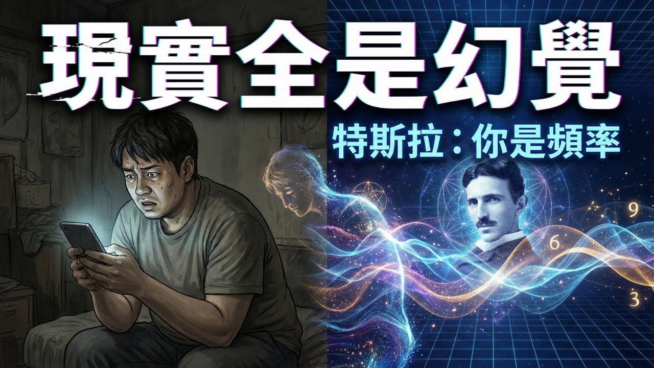 你的窮與苦，全是幻覺？特斯拉一語道破：改命的鑰匙不在努力，在「頻率」| 尼古拉特斯拉 | 量子力學 | 頻率振動 | 同頻共振 | 吸引力法則 | 改變命運 | 老子智慧 | 能量場 | 覺察