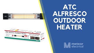 Benefits of ATC Alfresco Outdoor Heater | 1800W Outdoor Electric Heater |  IP55 Heating - YouTube
