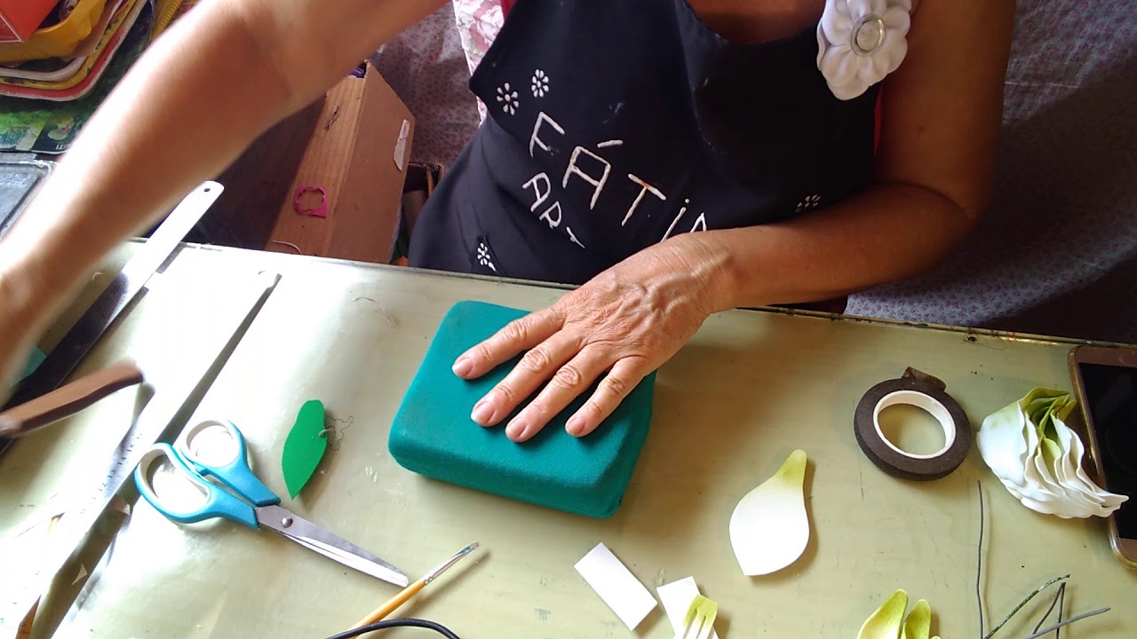 FLOR PALMA DE SANTA RITA SEM FRISADOR PARTE 1