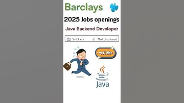 2025 jobs | Job interview java developer | java vacancies jobs | java vacancies | Barclays