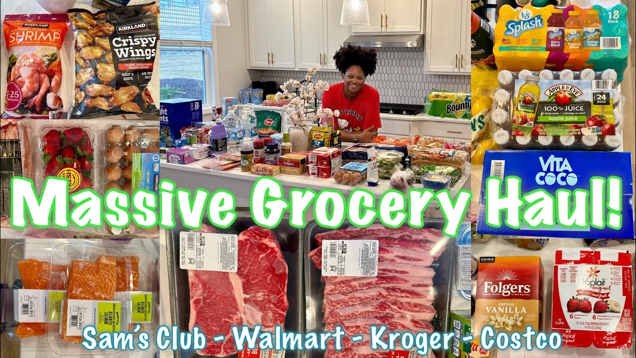 *Новый* Двухнедельный обзор покупок продуктов 🛒/Sams Club, Walmart, Kroger и Costco / Январь 2026...