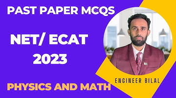 NUST NET & UET ECAT: Repeated Past Paper MCQs with Solutions ǀǀ ECAT Test Preparation 2023 ǀǀ NUST