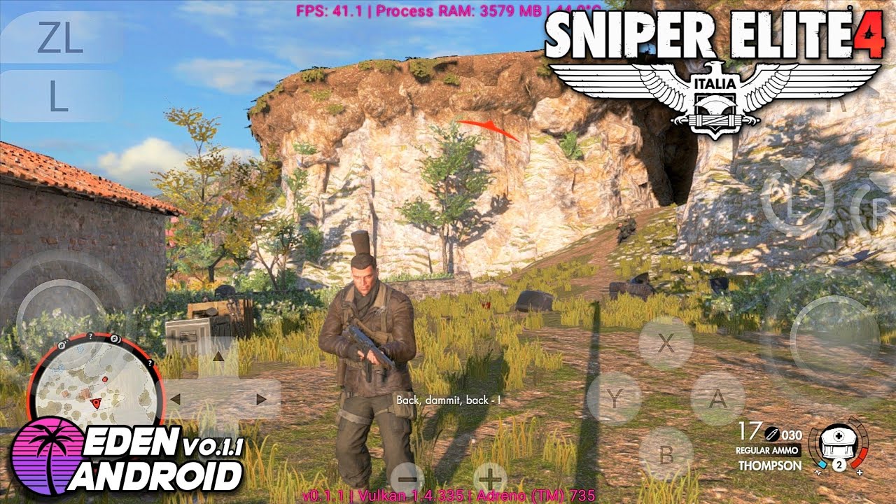Sniper Elite 4 on Android EDEN v0.1.1 Gameplay Test | Snapdragon 8s Gen 3 POCO F6 
