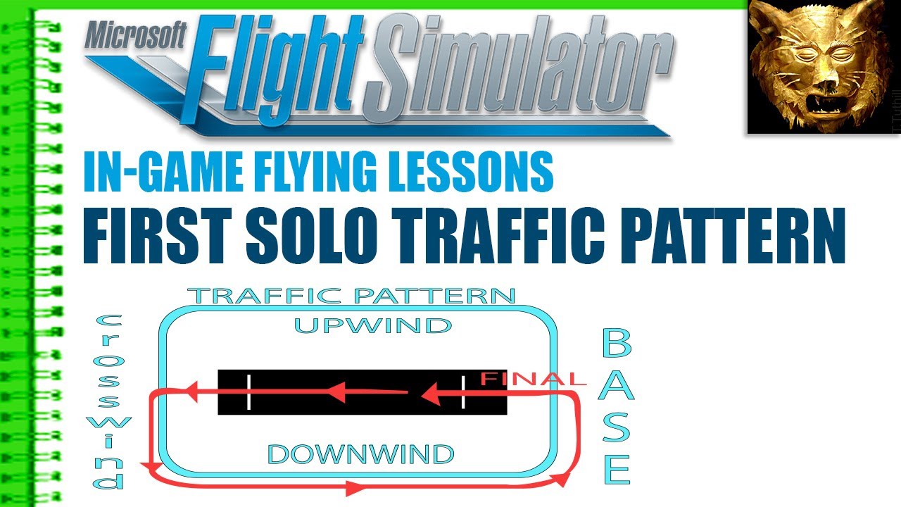 [ MSFS 2020 ] In-Game Tutorials: First Solo Traffic Pattern - YouTube