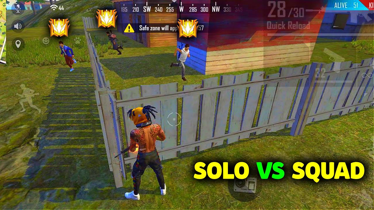 Solo vs Squad Insane Gameplay - Trying Ankush Style in Mobile - Garena ...