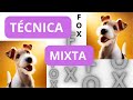 Arreglo del Fox Terrier con técnica mixta