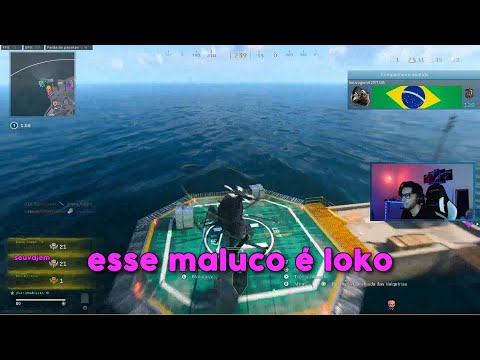 JOGANDO WARZONE COM BRAÇO QUEBRADO TROLLANDO