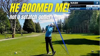 Celebrity A Scratch Golfer DESTROYED Me - EVERY SHOT in 7 Minutes [UNIVERSITY GOLF CLUB] Net Worth