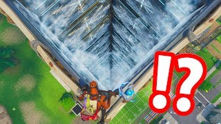 【フォートナイト】冷却装置300個使った超高層ビルから飛び降りてみた！