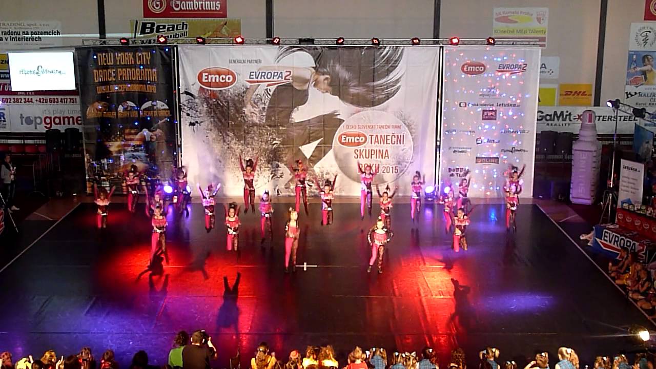 TSR PRAHA 2015 2. místo děti disco  Unique Plzeň - Pink Devils