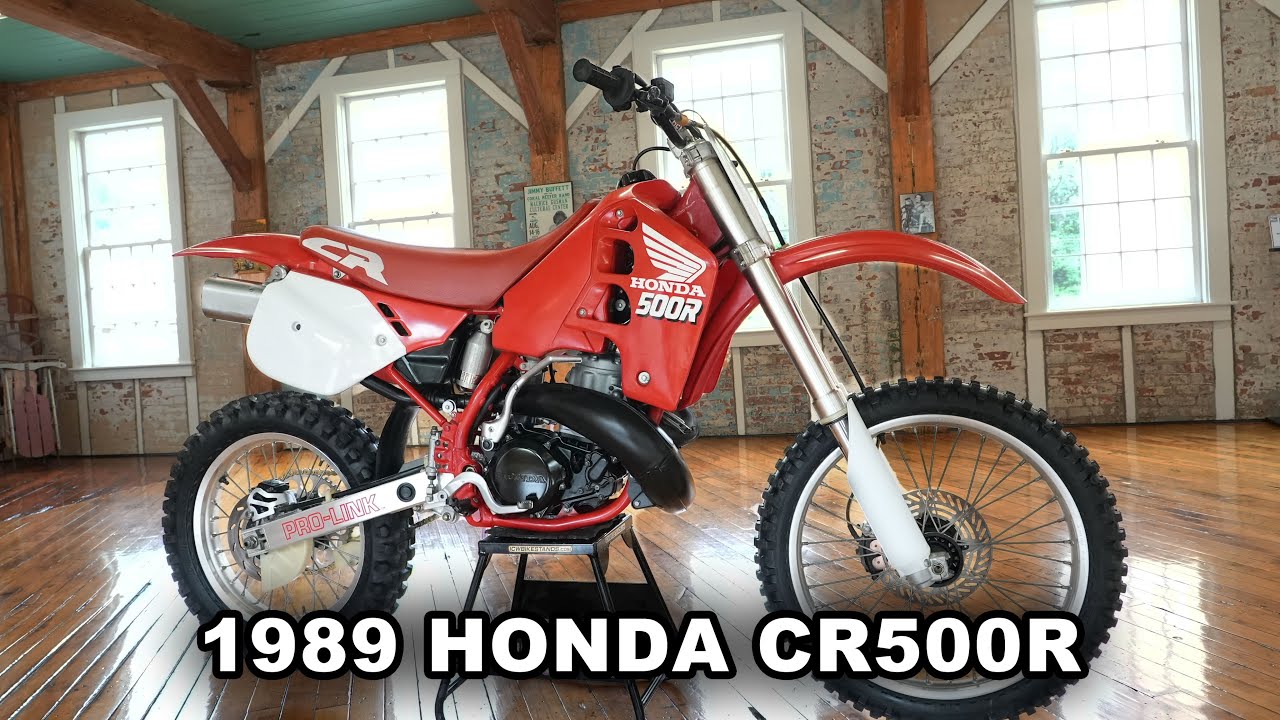 MINT ORIGINAL 1989 HONDA CR500R PRISTINE