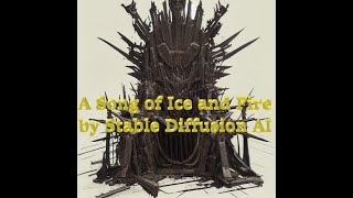 George R. R. Martin's own words illustrated by Stable Diffusion AI. A Song of Ice and Fire.