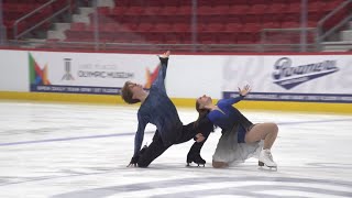 Oona BROWN / Gage BROWN USA FD 2023 Lake Placid Ice Dance International