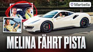 MELINA FÄHRT MEINEN FERRARI 488 PISTA!🔥