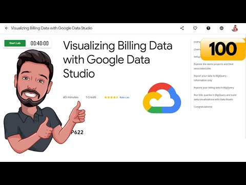 Visualizing Billing Data with Google Data Studio | Qwiklabs GSP622 | GCP 2021
