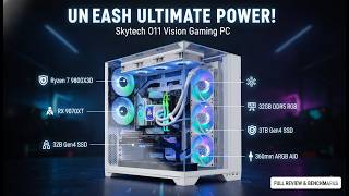 Skytech O11 Vision Gaming PC Review – Best Ryzen 7 9800X3D RX 9070 XT Prebuilt?