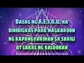 Basag ng aeiou na binibigkas para magkaroon ng kapangyarihan sa sarili at lakas ng kalooban