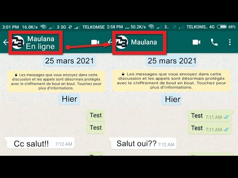 Comment Masquer Le Statut En Ligne De Whatsapp, Les Dernières Vues et Les Tiques Bleues Sur Android