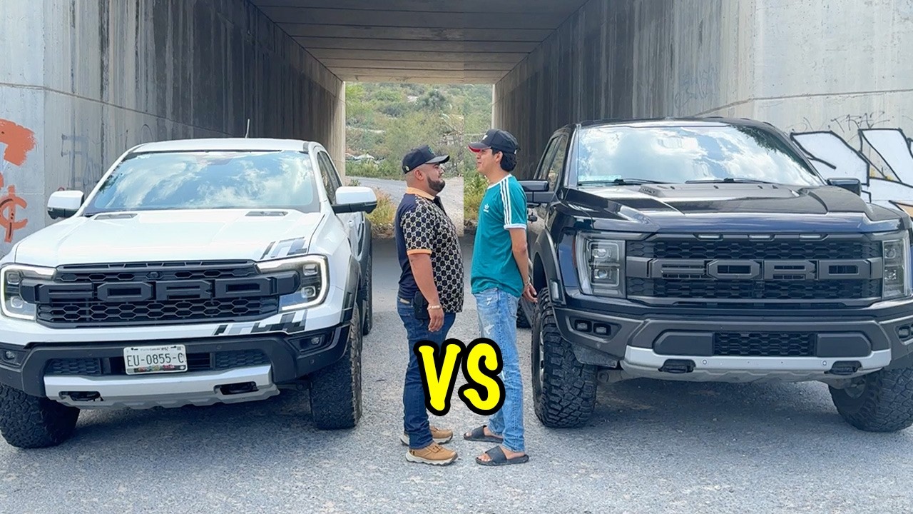 CORRI MI FORD RAPTOR CONTRA UNA RANGER RAPTOR(*CARRERA*)//Dani Universe//