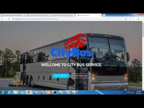 bus rent project in php with source code