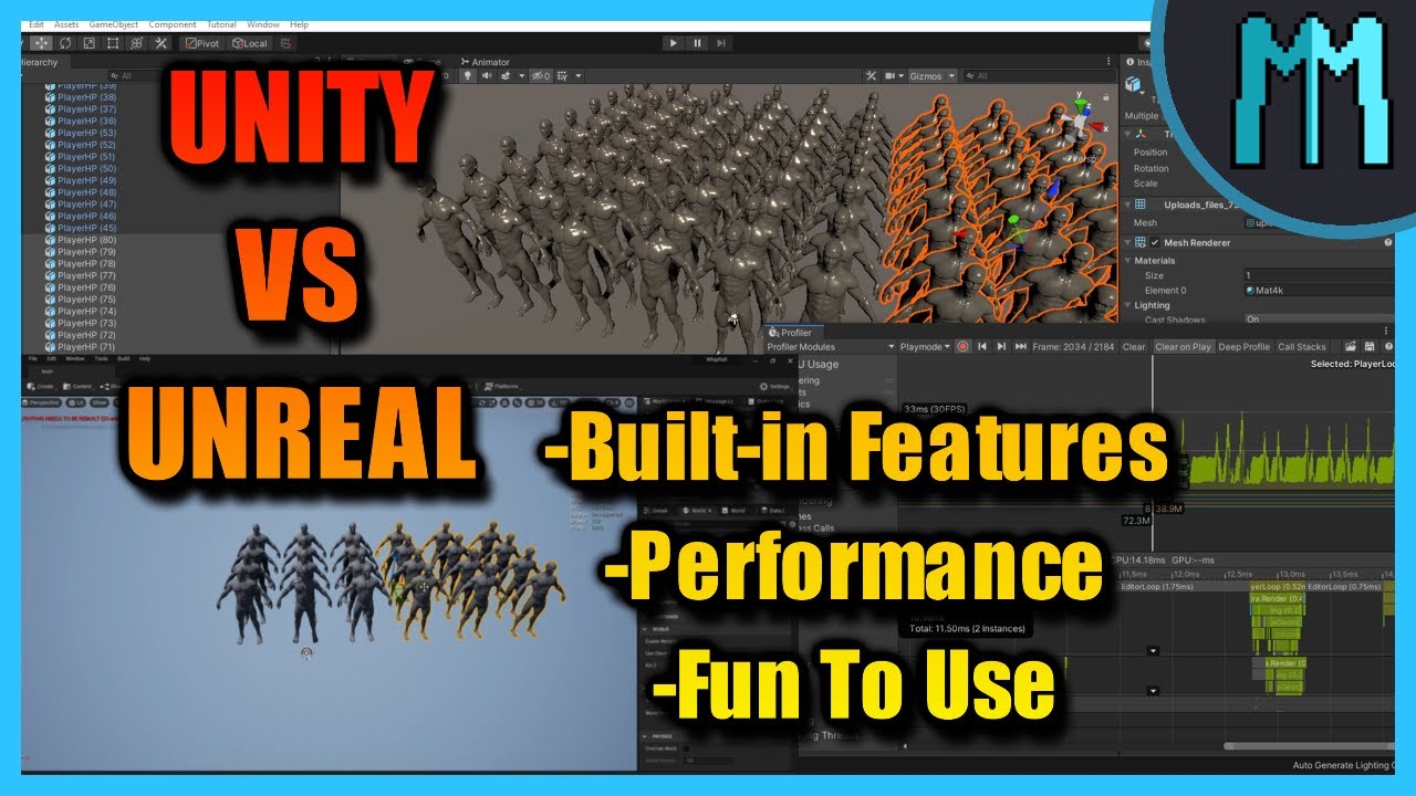 Unity vs Unreal Engine 5 Which Is Better ? YouTube